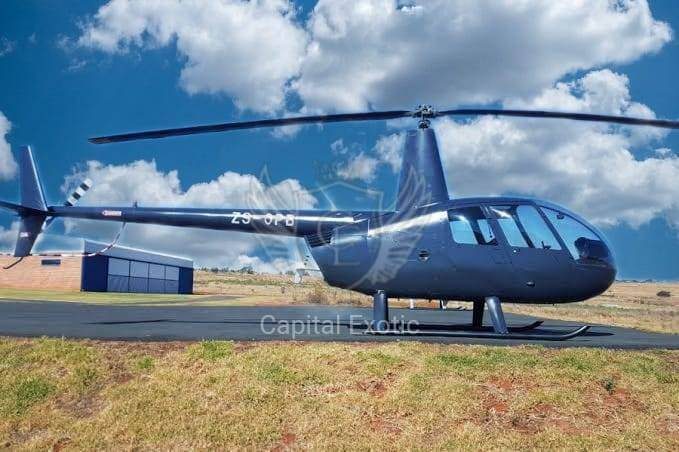 R44 Raven Grey Helicopter