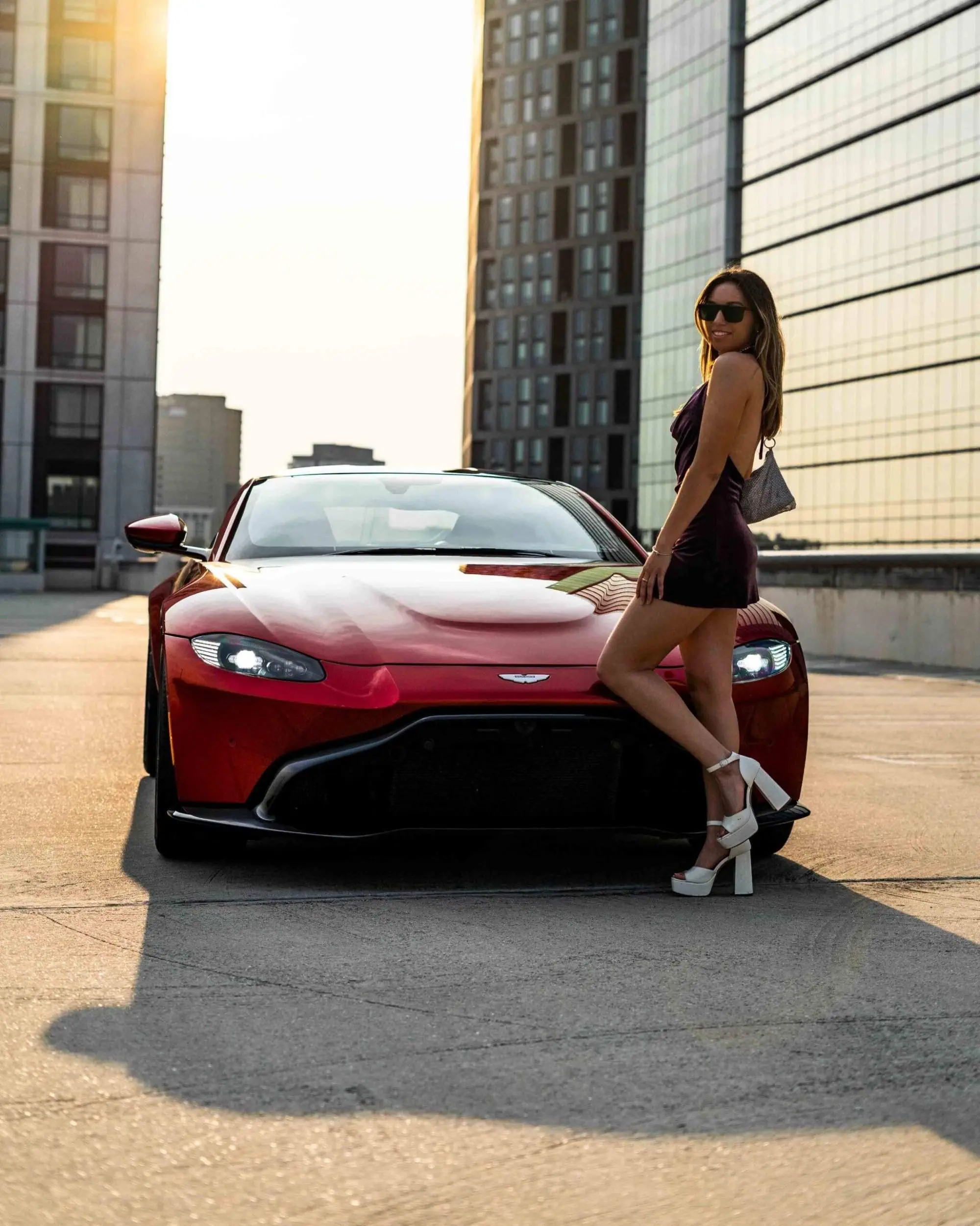 ASTON MARTIN VANTAGE along with our Models | Capital Exotic luxury Car Rental in DC, MD, VA