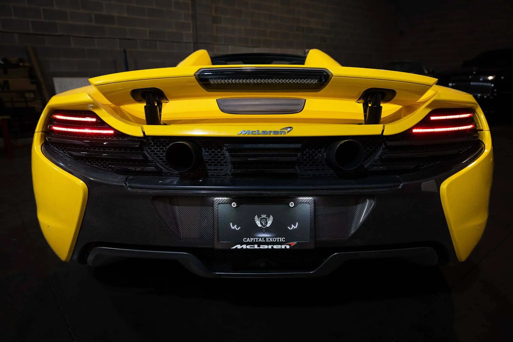 McLaren 650s Spider available for rent at Capital Exotic car rental in Washington DC, Maryland and Virginia