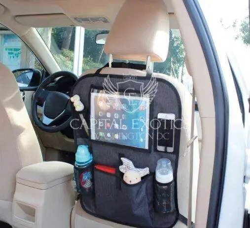 backseat organizer in exotic car rental in Washington