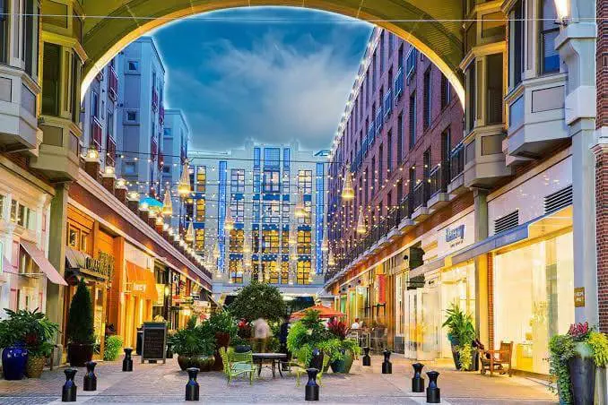Bethesda Row, a High-End Shopping Destination in Maryland