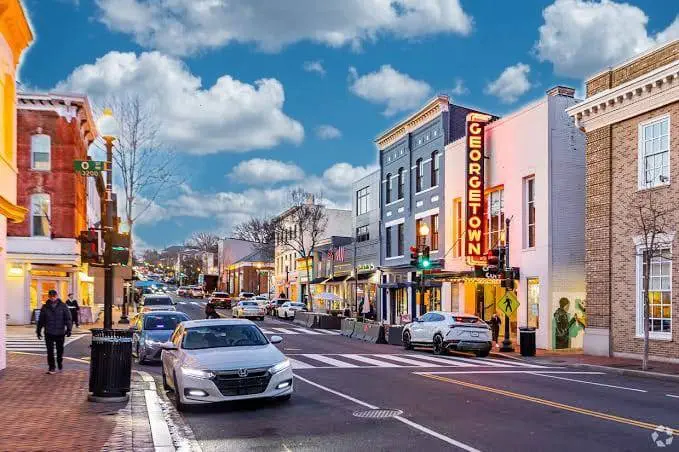 Georgetown, a High-End Shopping Destination in Washington, D.C.