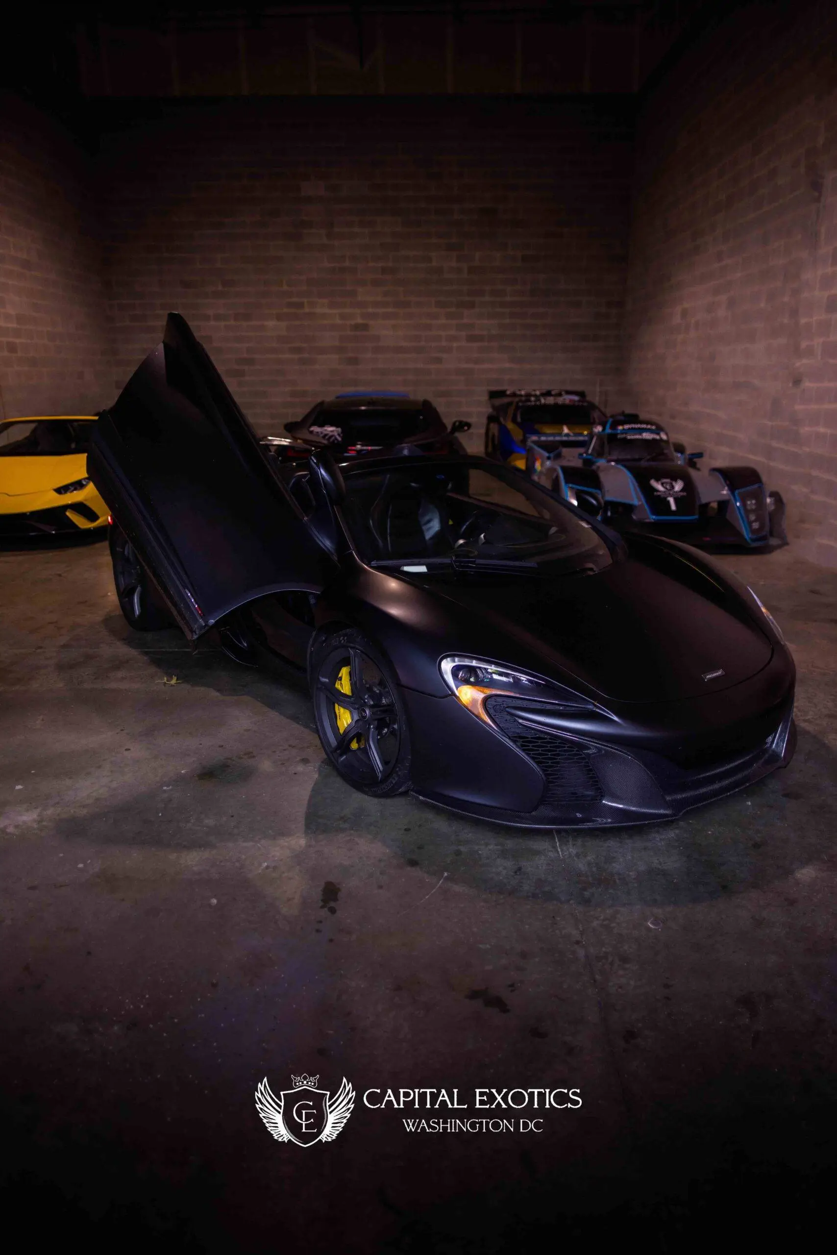 McLaren 650s Spider luxury car rental at Capital Exotic.