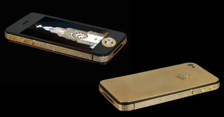 iPhone 4s Elite Gold By Stuart Hughes | most expensive phone