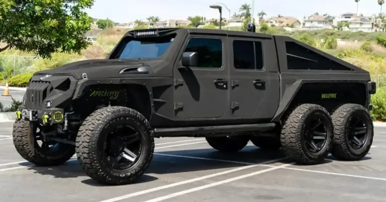 2022 Jeep Gladiator Custom 6x6 Apocalypse Hellfire | most expensive Jeeps