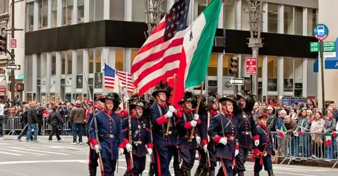 Attend A Parade on Columbus Day