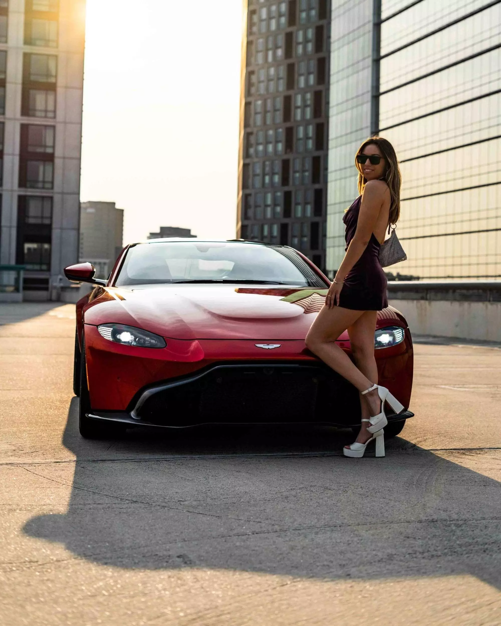 ASTON MARTIN VANTAGE along with our Models | Capital Exotic luxury Car Rental in DC, MD, VA